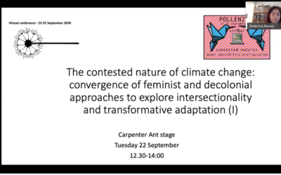 Organizamos dos paneles sobre aproximaciones feministas al cambio climático